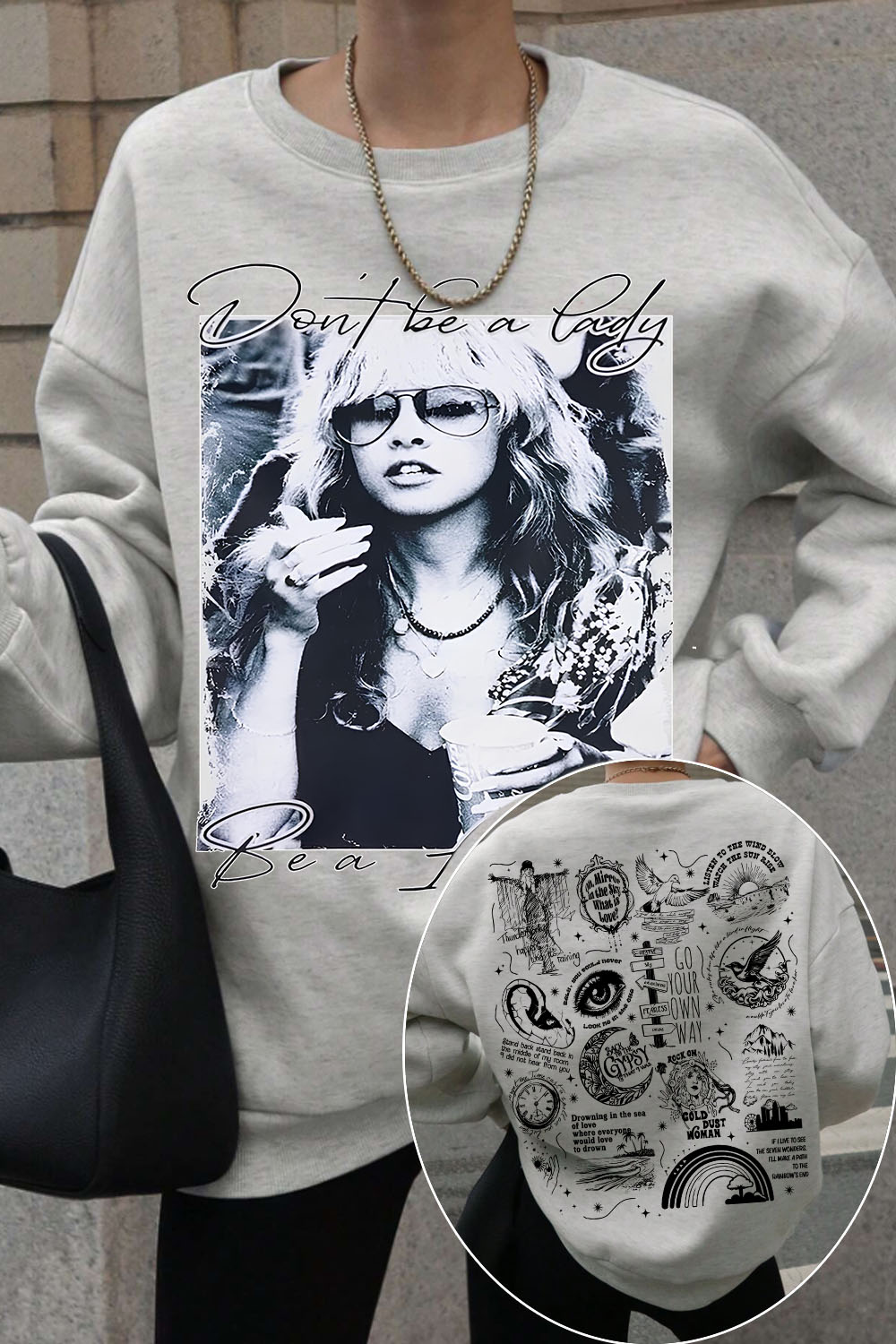 Stevie Nicks Legend Fleece Sweatshirt For Women